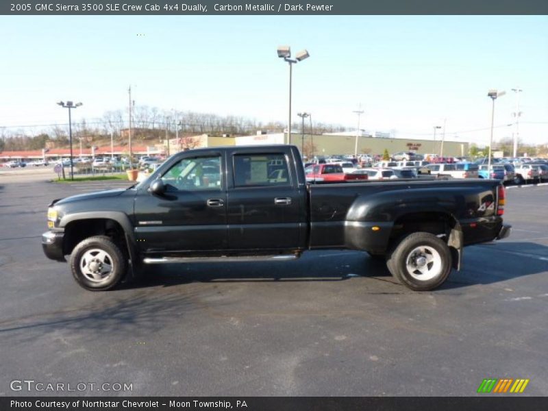 Carbon Metallic / Dark Pewter 2005 GMC Sierra 3500 SLE Crew Cab 4x4 Dually