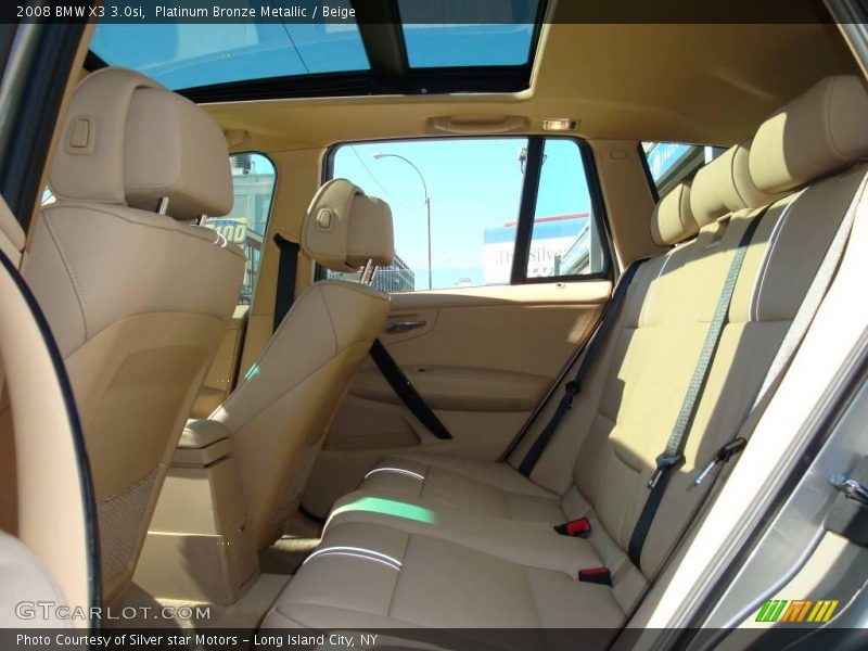 Platinum Bronze Metallic / Beige 2008 BMW X3 3.0si
