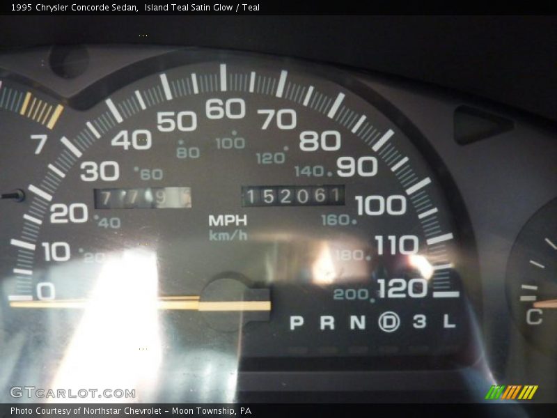 Island Teal Satin Glow / Teal 1995 Chrysler Concorde Sedan