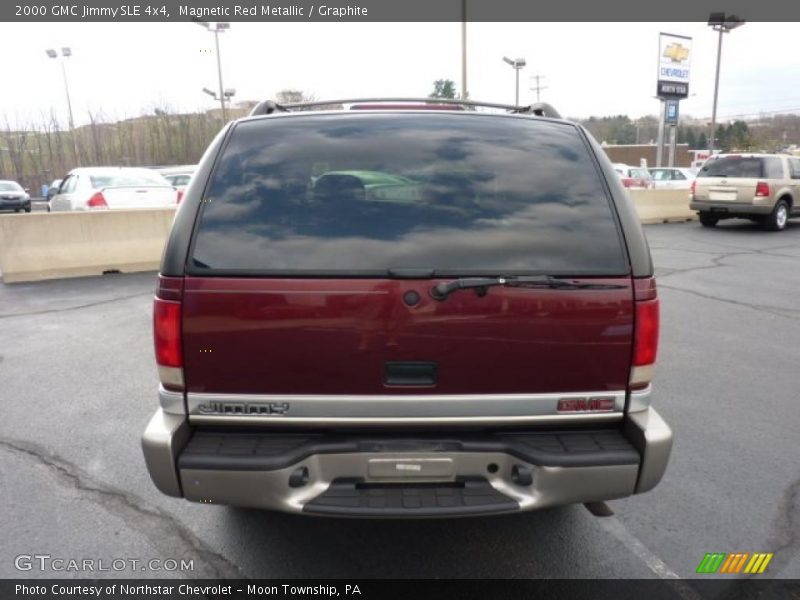 Magnetic Red Metallic / Graphite 2000 GMC Jimmy SLE 4x4