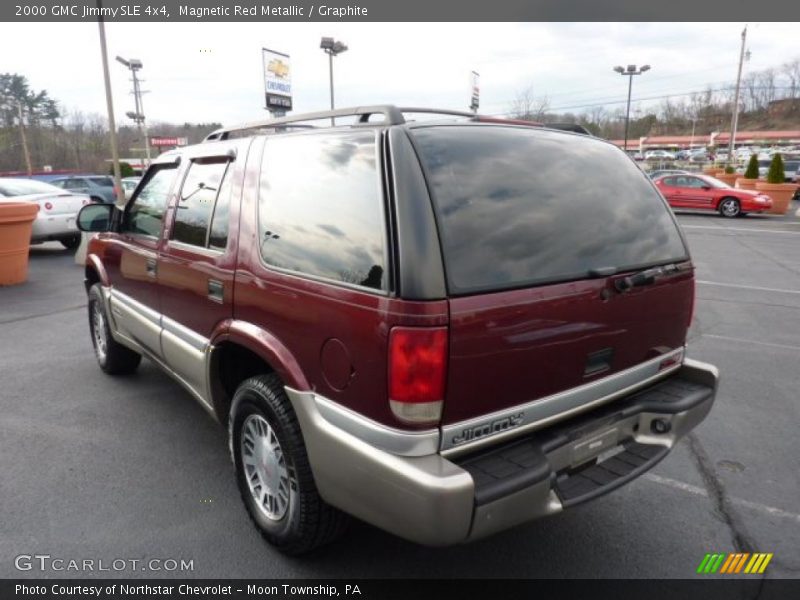 Magnetic Red Metallic / Graphite 2000 GMC Jimmy SLE 4x4