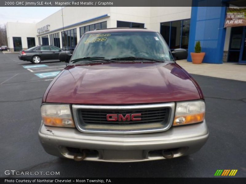 Magnetic Red Metallic / Graphite 2000 GMC Jimmy SLE 4x4