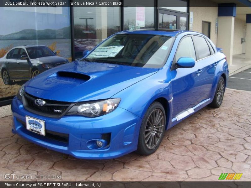 WR Blue Mica / Carbon Black 2011 Subaru Impreza WRX Sedan