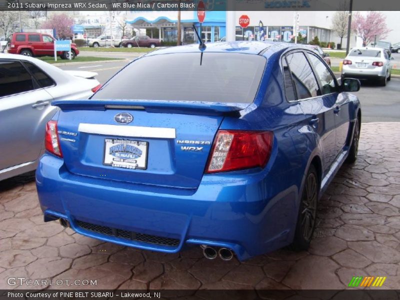 WR Blue Mica / Carbon Black 2011 Subaru Impreza WRX Sedan