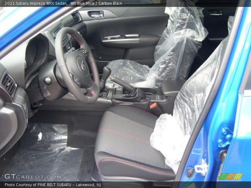 WR Blue Mica / Carbon Black 2011 Subaru Impreza WRX Sedan
