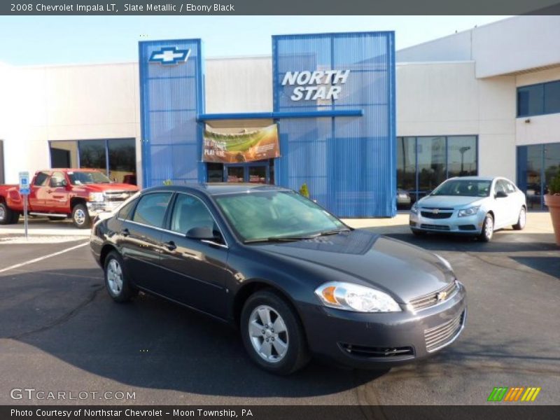 Slate Metallic / Ebony Black 2008 Chevrolet Impala LT