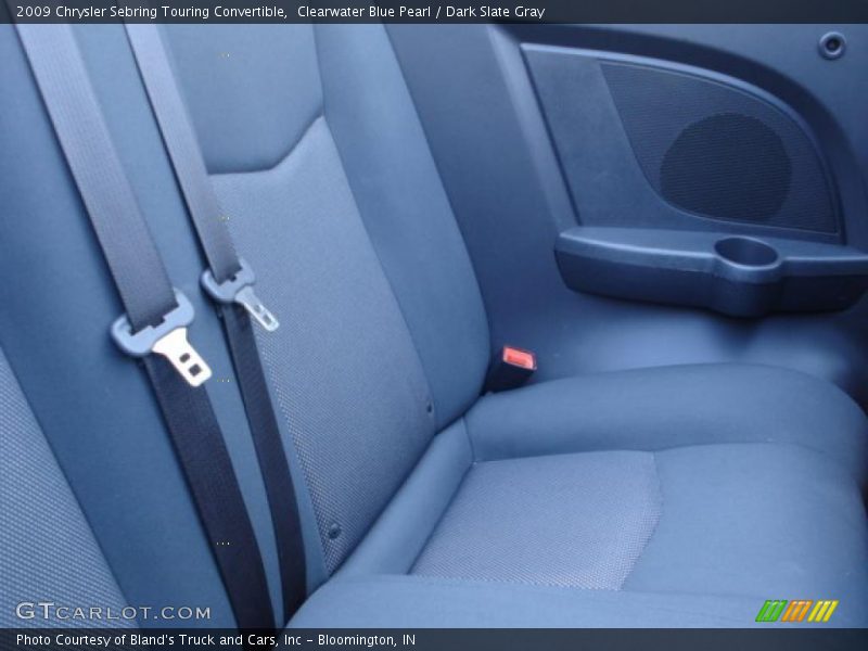Clearwater Blue Pearl / Dark Slate Gray 2009 Chrysler Sebring Touring Convertible