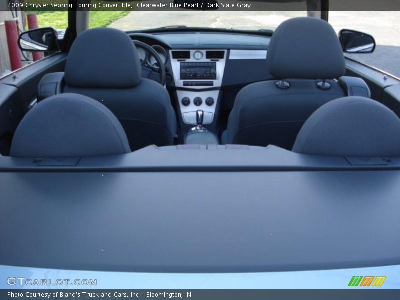 Clearwater Blue Pearl / Dark Slate Gray 2009 Chrysler Sebring Touring Convertible