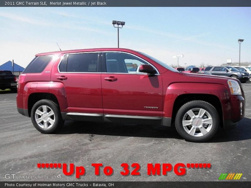 Merlot Jewel Metallic / Jet Black 2011 GMC Terrain SLE