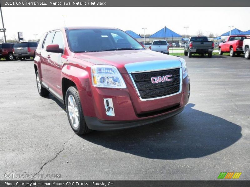 Merlot Jewel Metallic / Jet Black 2011 GMC Terrain SLE