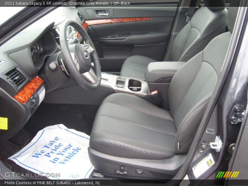 Graphite Gray Metallic / Off-Black 2011 Subaru Legacy 3.6R Limited