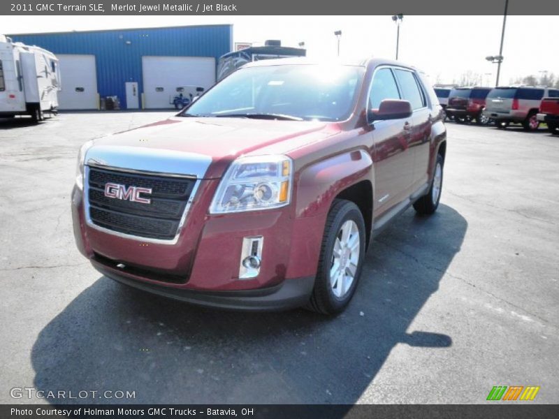 Merlot Jewel Metallic / Jet Black 2011 GMC Terrain SLE