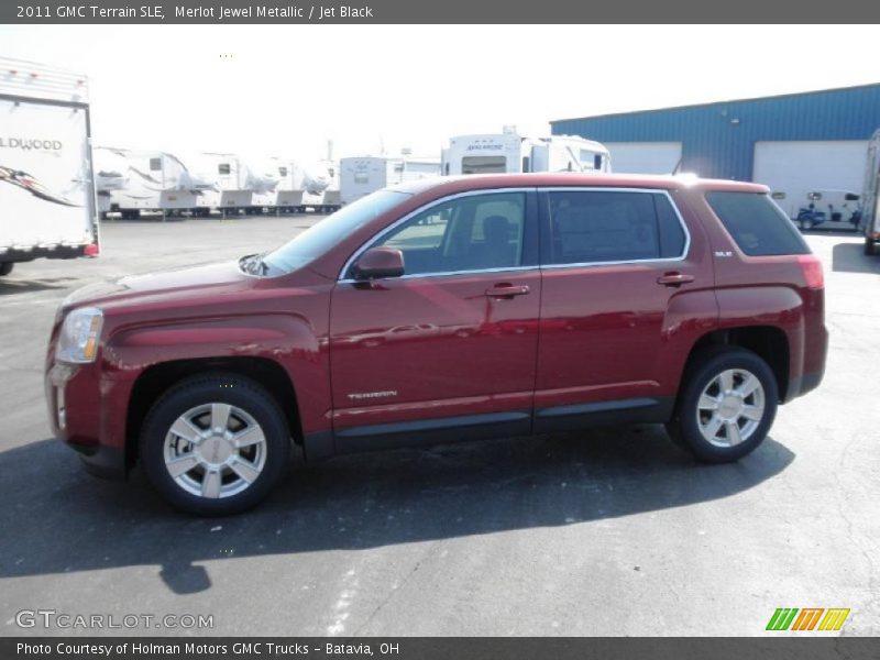 Merlot Jewel Metallic / Jet Black 2011 GMC Terrain SLE