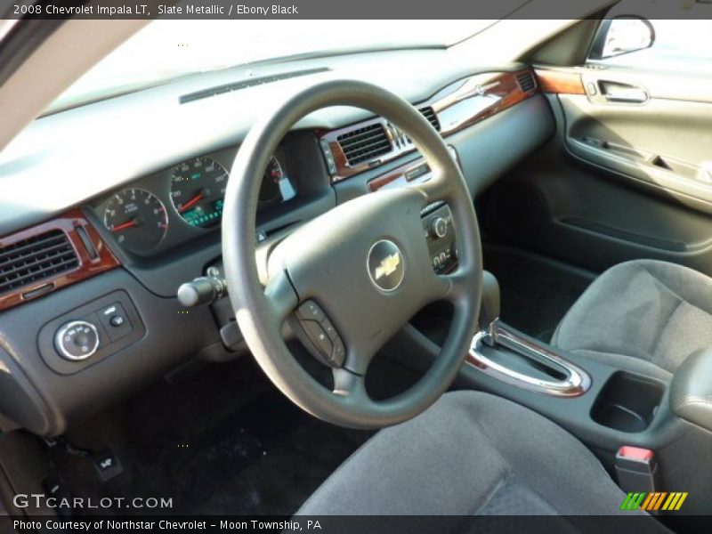 Slate Metallic / Ebony Black 2008 Chevrolet Impala LT