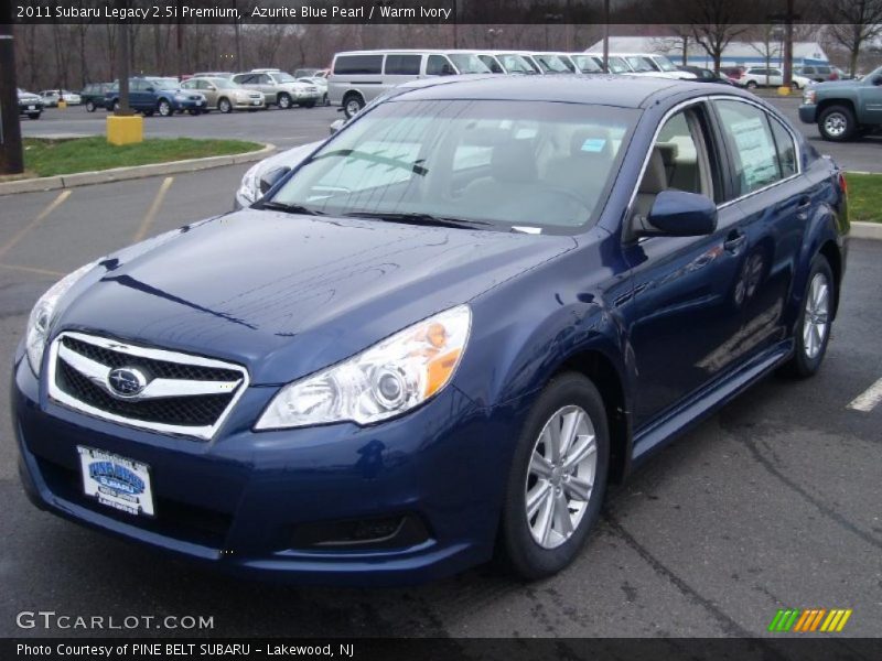 Azurite Blue Pearl / Warm Ivory 2011 Subaru Legacy 2.5i Premium