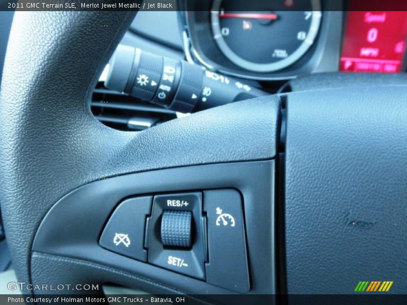 Merlot Jewel Metallic / Jet Black 2011 GMC Terrain SLE