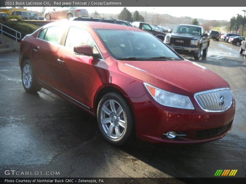 Red Jewel Tintcoat / Cocoa/Cashmere 2011 Buick LaCrosse CXL