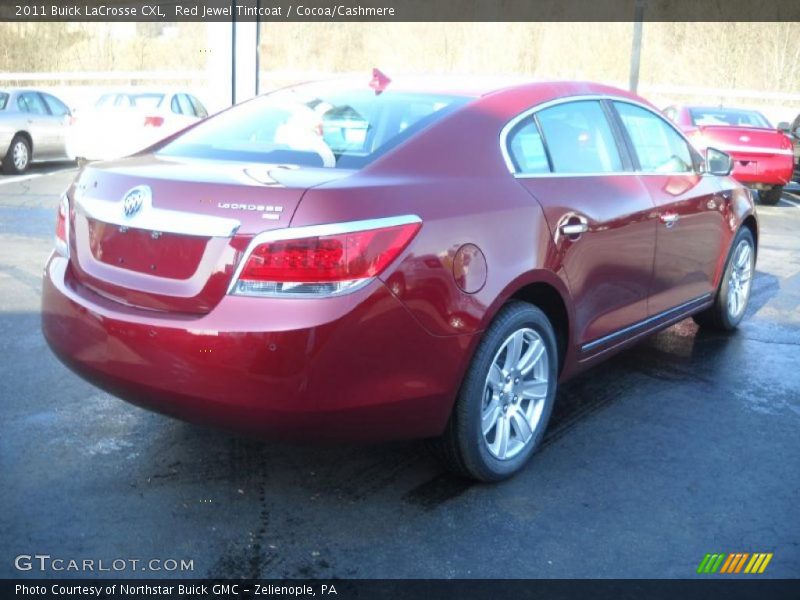 Red Jewel Tintcoat / Cocoa/Cashmere 2011 Buick LaCrosse CXL