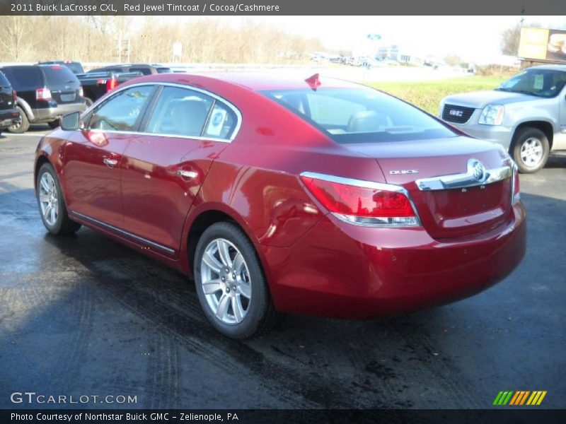 Red Jewel Tintcoat / Cocoa/Cashmere 2011 Buick LaCrosse CXL