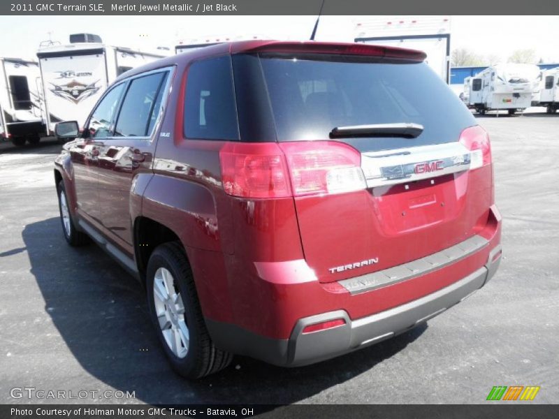 Merlot Jewel Metallic / Jet Black 2011 GMC Terrain SLE