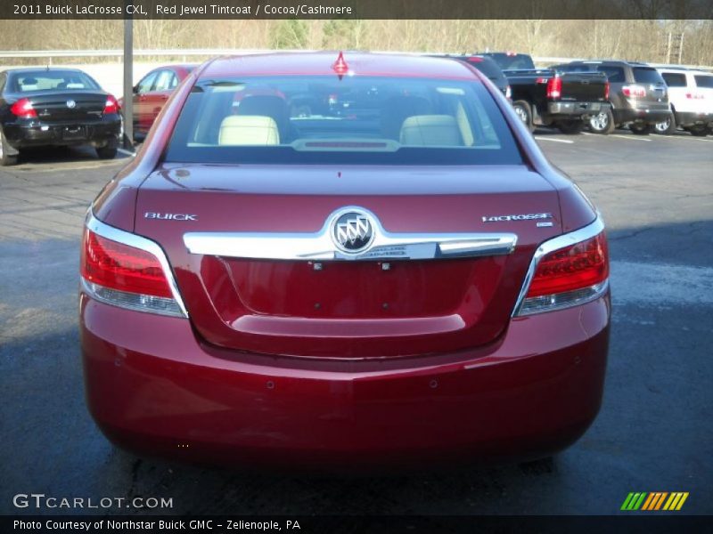 Red Jewel Tintcoat / Cocoa/Cashmere 2011 Buick LaCrosse CXL