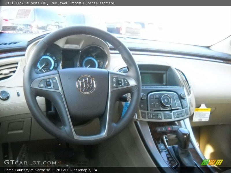 Red Jewel Tintcoat / Cocoa/Cashmere 2011 Buick LaCrosse CXL