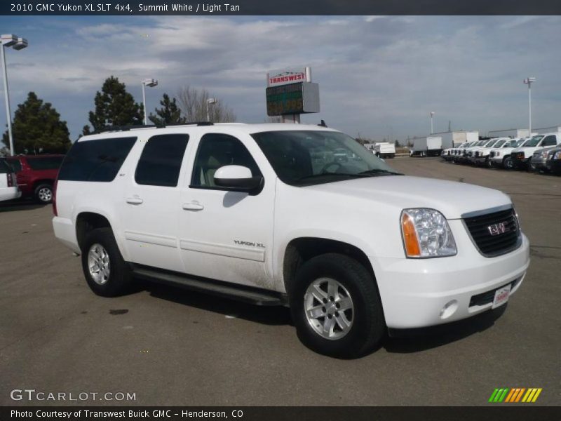 Summit White / Light Tan 2010 GMC Yukon XL SLT 4x4