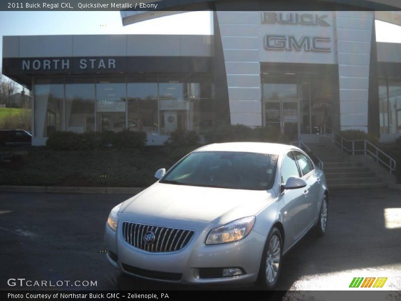 Quicksilver Metallic / Ebony 2011 Buick Regal CXL
