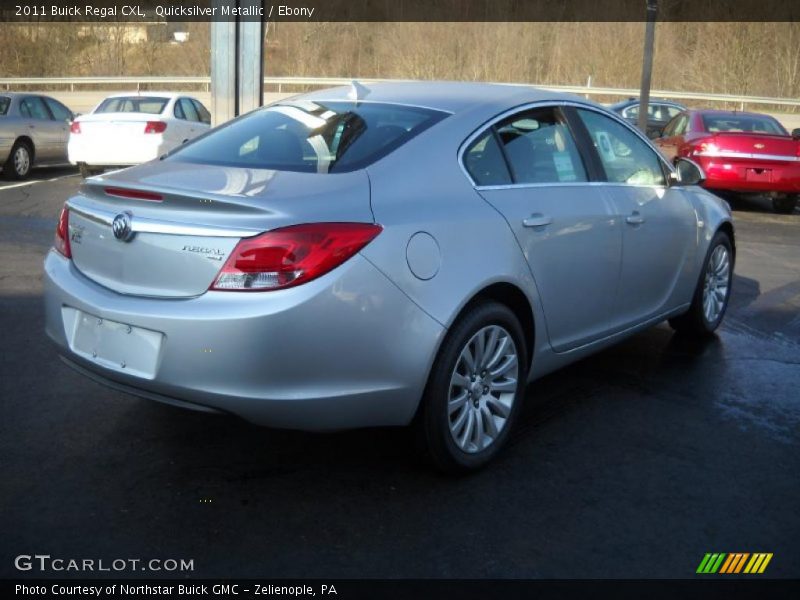 Quicksilver Metallic / Ebony 2011 Buick Regal CXL