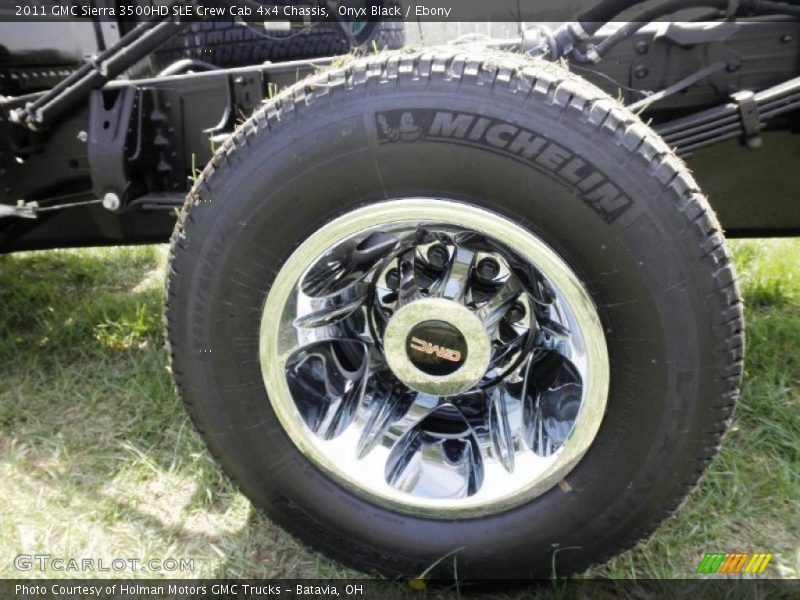 Onyx Black / Ebony 2011 GMC Sierra 3500HD SLE Crew Cab 4x4 Chassis