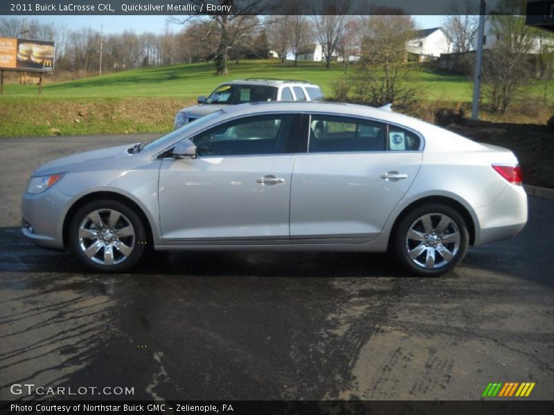 Quicksilver Metallic / Ebony 2011 Buick LaCrosse CXL