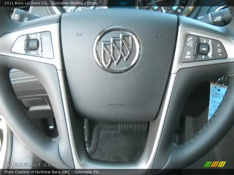 Quicksilver Metallic / Ebony 2011 Buick LaCrosse CXL