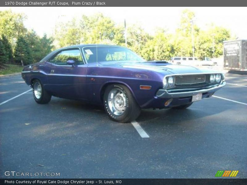 Plum Crazy / Black 1970 Dodge Challenger R/T Coupe