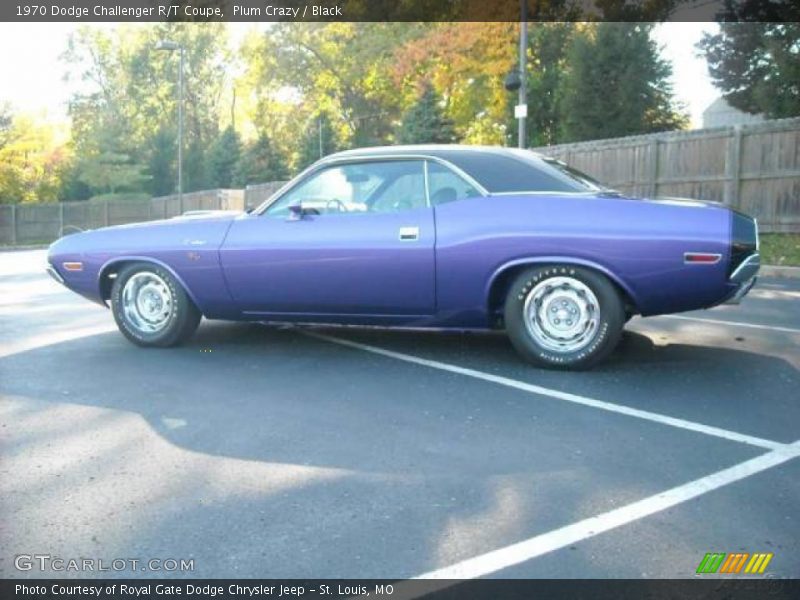 Plum Crazy / Black 1970 Dodge Challenger R/T Coupe