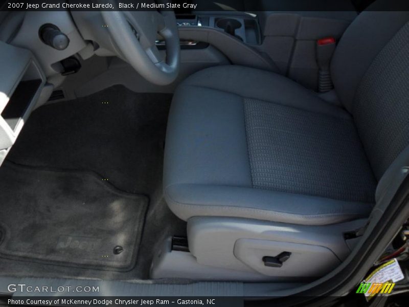 Black / Medium Slate Gray 2007 Jeep Grand Cherokee Laredo