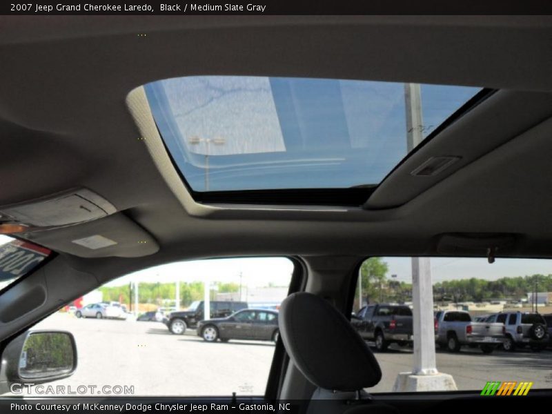 Black / Medium Slate Gray 2007 Jeep Grand Cherokee Laredo