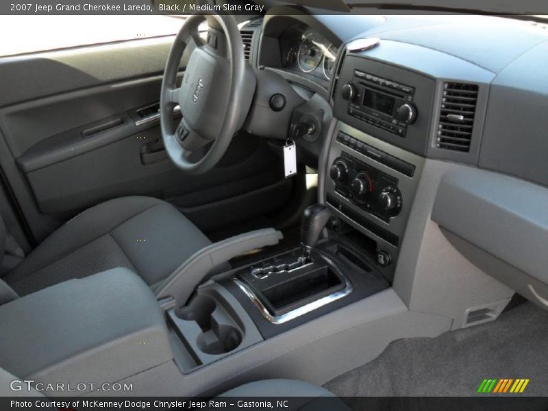 Black / Medium Slate Gray 2007 Jeep Grand Cherokee Laredo