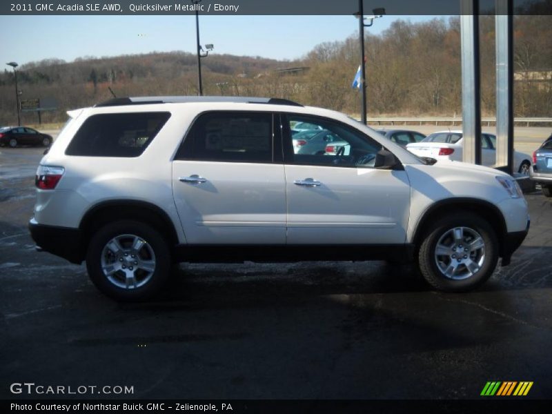 Quicksilver Metallic / Ebony 2011 GMC Acadia SLE AWD