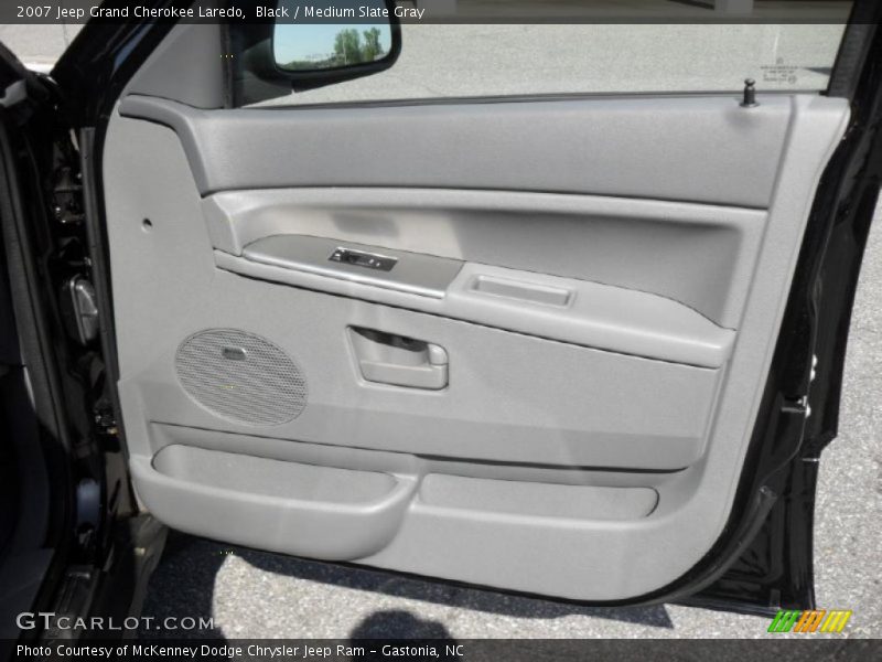 Black / Medium Slate Gray 2007 Jeep Grand Cherokee Laredo