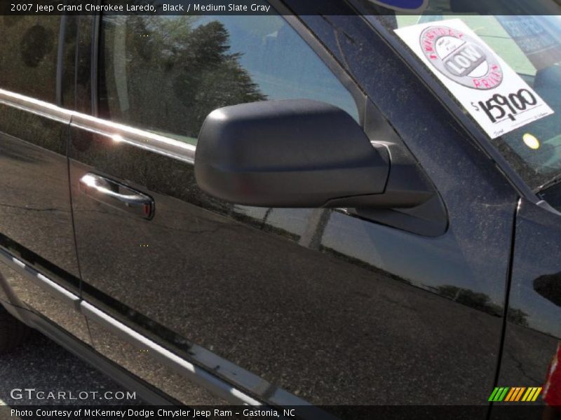 Black / Medium Slate Gray 2007 Jeep Grand Cherokee Laredo