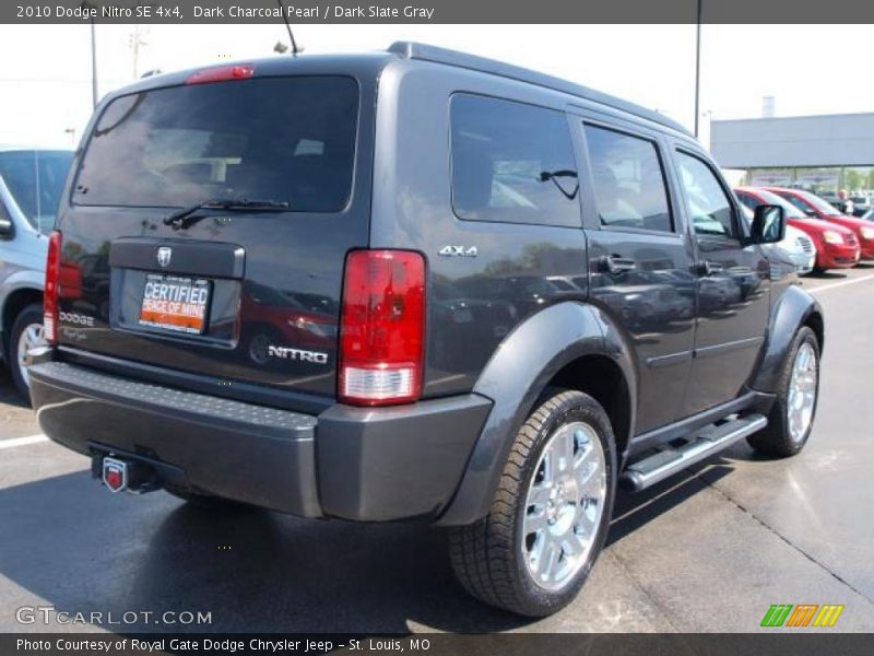 Dark Charcoal Pearl / Dark Slate Gray 2010 Dodge Nitro SE 4x4