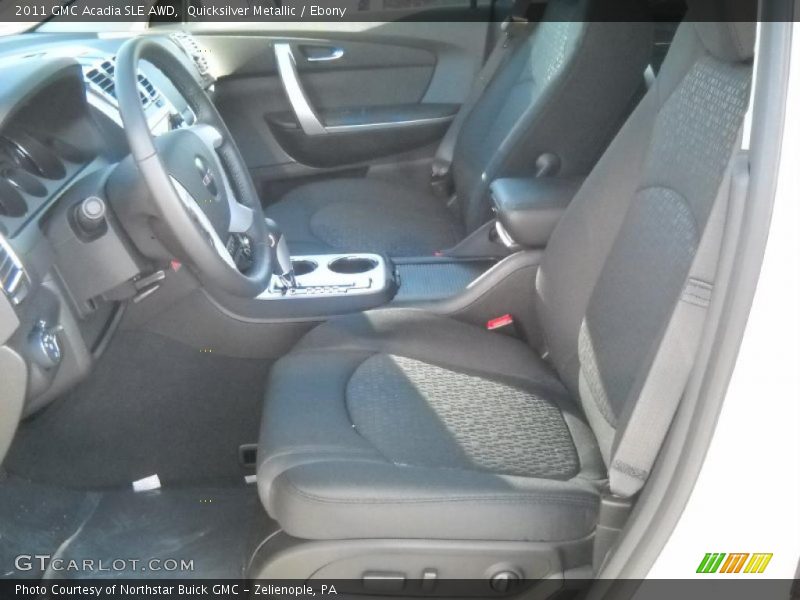Quicksilver Metallic / Ebony 2011 GMC Acadia SLE AWD