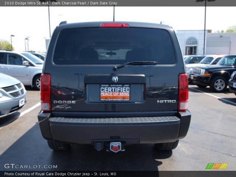 Dark Charcoal Pearl / Dark Slate Gray 2010 Dodge Nitro SE 4x4