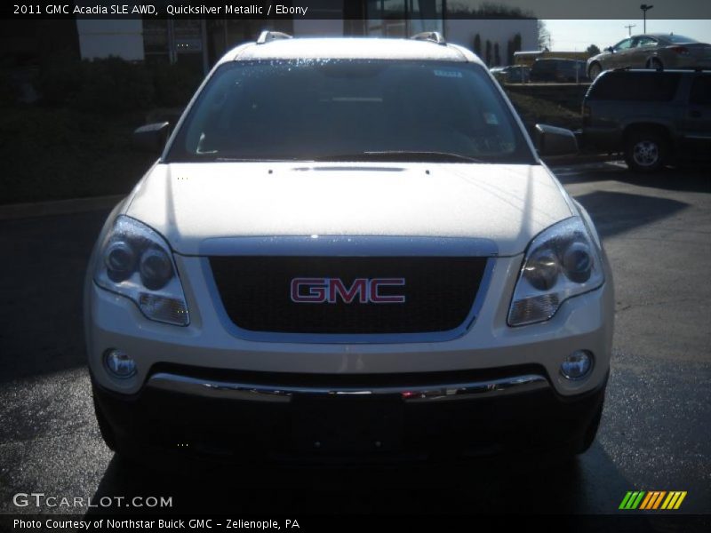 Quicksilver Metallic / Ebony 2011 GMC Acadia SLE AWD