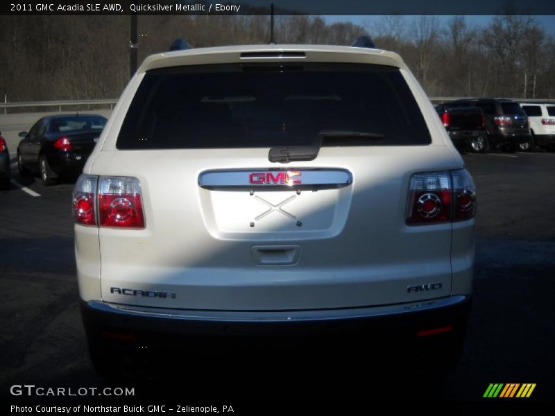 Quicksilver Metallic / Ebony 2011 GMC Acadia SLE AWD