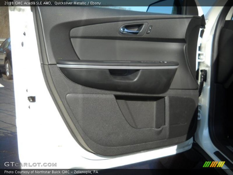 Quicksilver Metallic / Ebony 2011 GMC Acadia SLE AWD