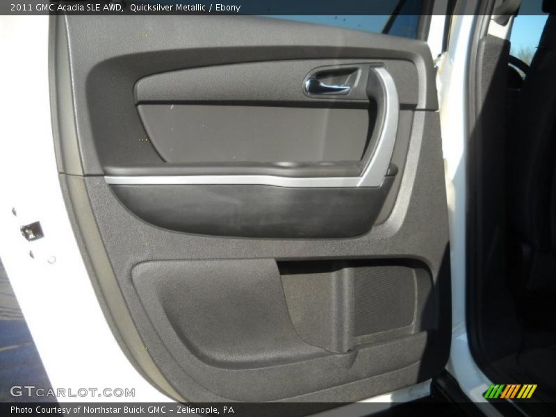 Quicksilver Metallic / Ebony 2011 GMC Acadia SLE AWD