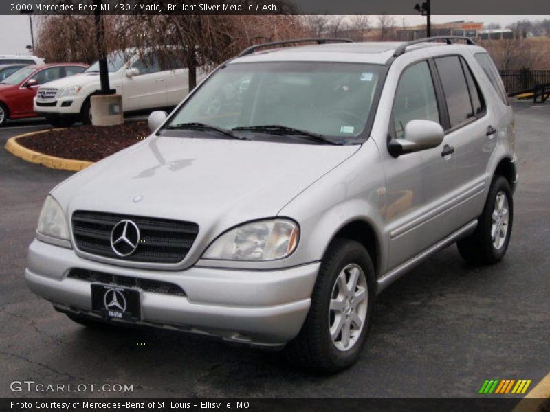 Brilliant Silver Metallic / Ash 2000 Mercedes-Benz ML 430 4Matic