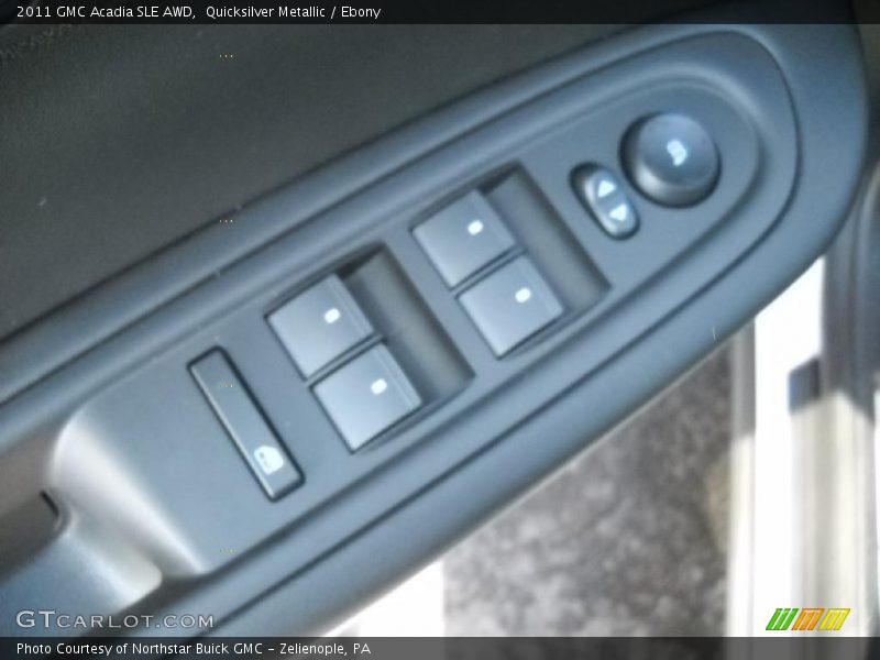 Quicksilver Metallic / Ebony 2011 GMC Acadia SLE AWD