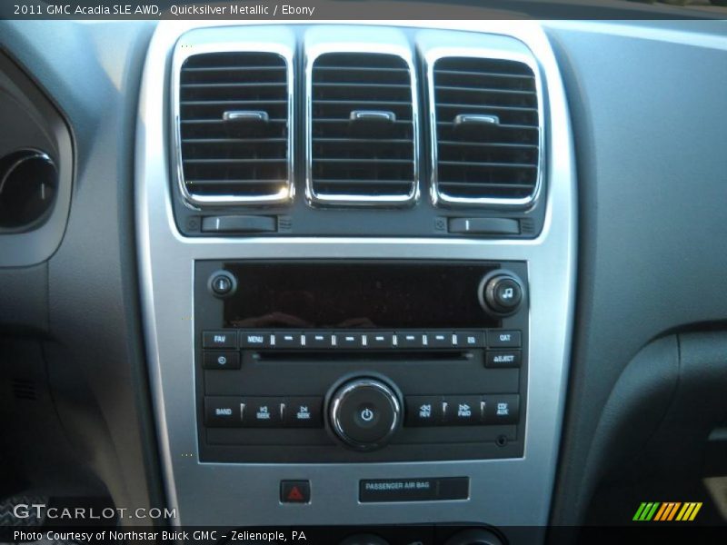 Quicksilver Metallic / Ebony 2011 GMC Acadia SLE AWD